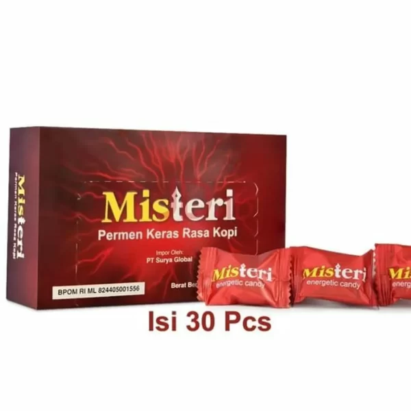 印尼红糖 Misteri Candy  人參咖啡糖  咖啡糖   耐力糖  30/1盒   香港現貨正品